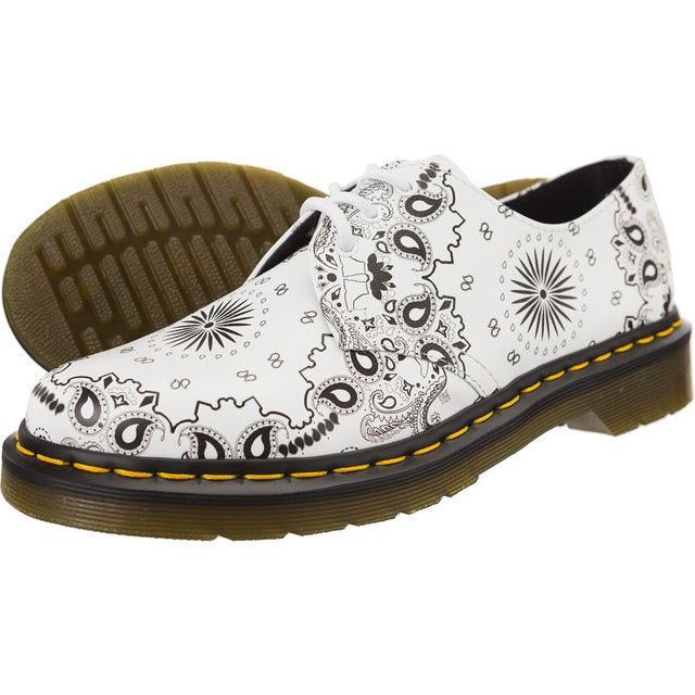 Dr. Martens Dr.martens 1461 rovescio della bandana nero bianco