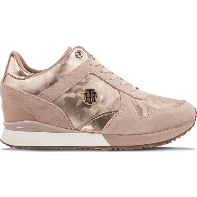 Tommy Hilfiger Zeppa Metallica Camo 641 Mogano Rosa viola