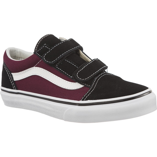 Vans Pop Old Skool V Q7J Black Og Burgundy multicolore