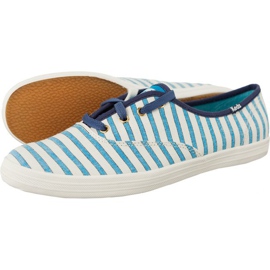 Keds Champion Cabana Stripe 564 bianca blu blu navy