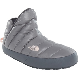 The North Face W Tb Traction Bootie Shiny grigio