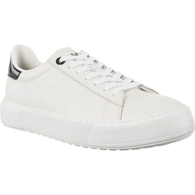 Ea7 Emporio Armani Classic Fashion Low U bianca