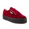 Superga 2790 Velvetw A77 rosso