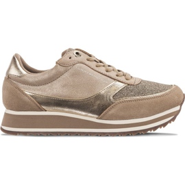 Tommy Hilfiger Metallic Retro Runner 099 Dark Taupe marrone