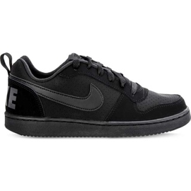 Nike Court Borough Low Gs 001 Nero Nero Nero
