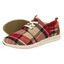 Toms Plaid Womens Del Rey Sneaker 895 multicolore