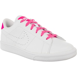 Nike Tennis Classic Prm Gs 106 bianca rosa
