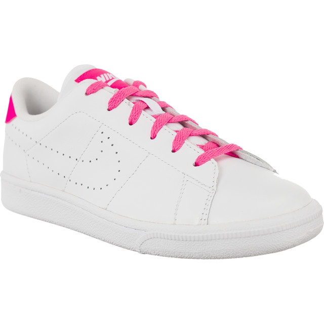 Nike Tennis Classic Prm Gs 106 bianca rosa