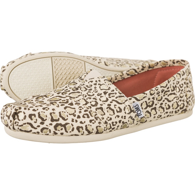 Toms Bobcat con foglia d'oro Alpargata 9715 da donna