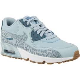 Nike Air Max 90 Pelle Se Gg Ocean Bliss Rumore Aqua White blu