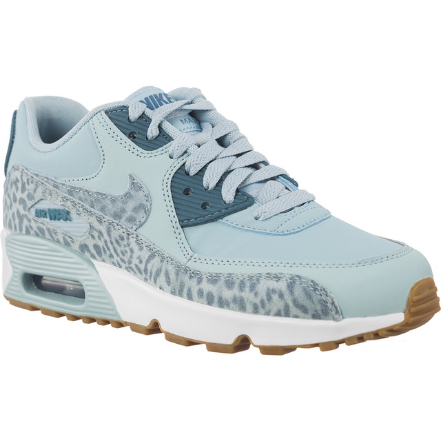 Nike Air Max 90 Pelle Se Gg Ocean Bliss Rumore Aqua White blu