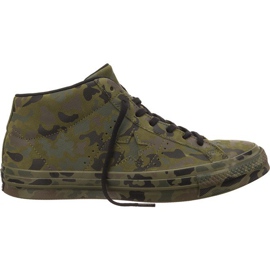 Converse 159746 One Star Utility Camo Mid nero verde