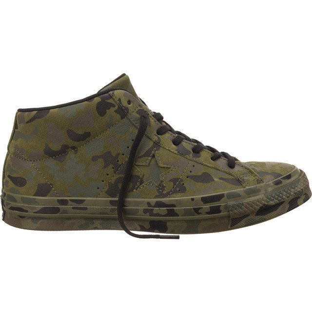 Converse 159746 One Star Utility Camo Mid nero verde