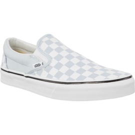 Vans Classic SLIP-ON Scacchiera Qck bianco blu