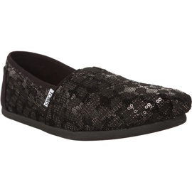 Toms Sequin Glitz Alpargata da donna 925 nero