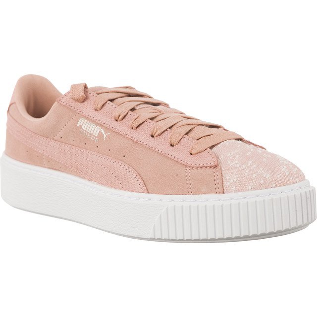 Pelle scamosciata Peach Beige PUMA Bianco viola rosa