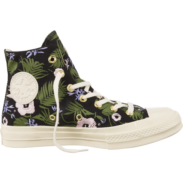 Converse 160518 Chuck Taylor All Star 70 Black Cherry Blossom Egret nero viola verde