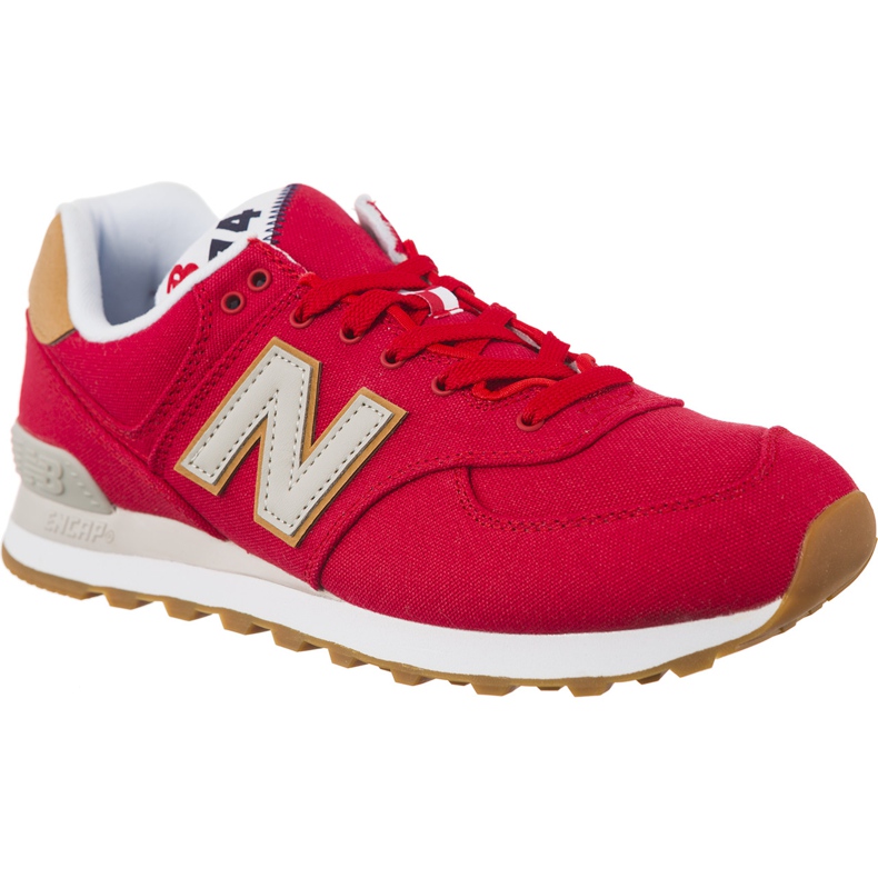 New Balance Ml574yla Team Red Con Nuvoloso rosso