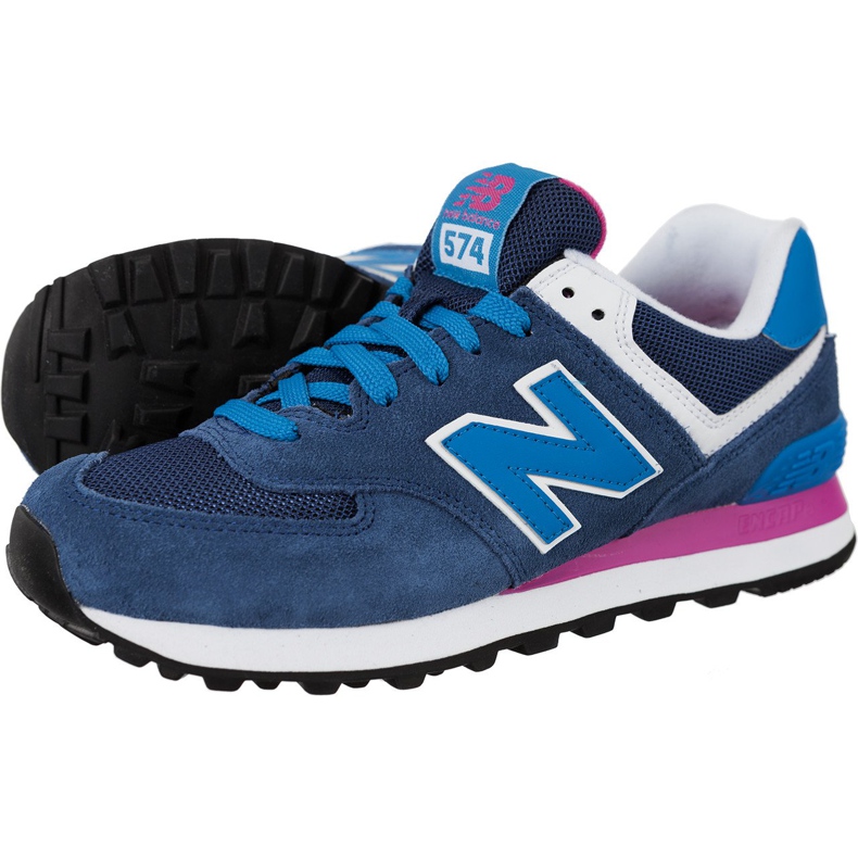 New Balance Wl574moy blu rosa blu navy