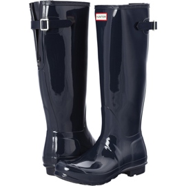 Hunter Navy lucido regolabile posteriore originale blu navy