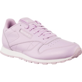 Reebok Classic Leather Metallic Moonglow White viola