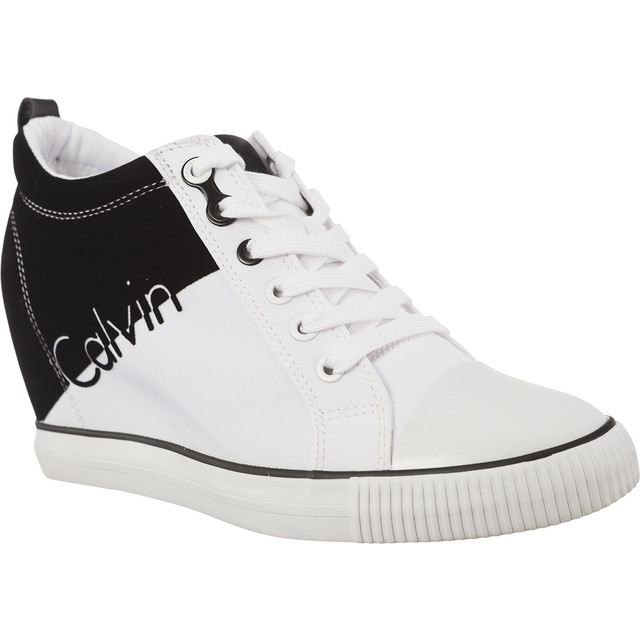 Calvin Klein Rory Nylon R0647 Bianco Nero bianca