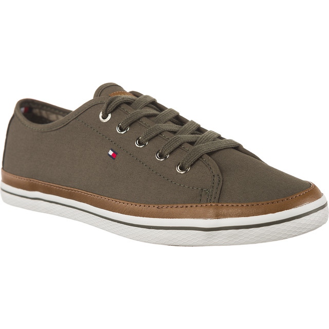 Tommy Hilfiger Iconic Kesha Sneaker 011 Dusty Olive verde