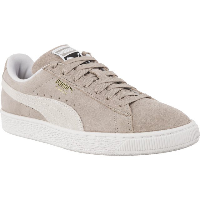 Pelle scamosciata classica frassino PUMA bianco marrone