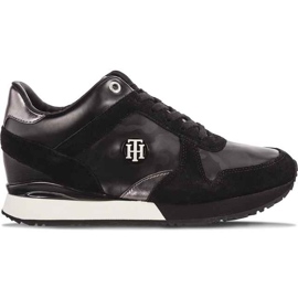 Tommy Hilfiger Camo Metallic Wedge 990 Nero