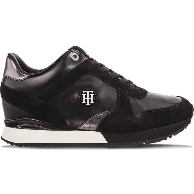 Tommy Hilfiger Camo Metallic Wedge 990 Nero