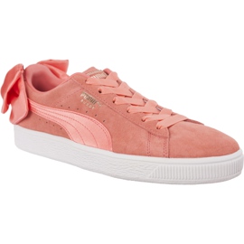 Puma Scamosciata Bow Wn S Shell Pink Shell Pink rosa