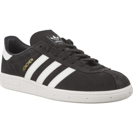 Adidas Munchen 322 Carbon FtwWht GoldMt bianca nero grigio