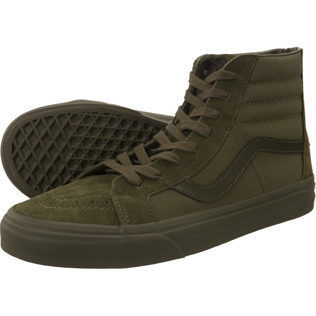 Vans SK8-Hi Reissue Zip Juv verde
