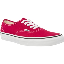 Vans Authentic Q9U Crimson True White rosso