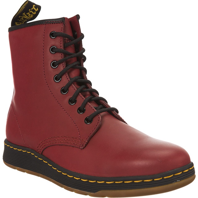 Dr. Martens Newton Cherry Red Temperley rosso