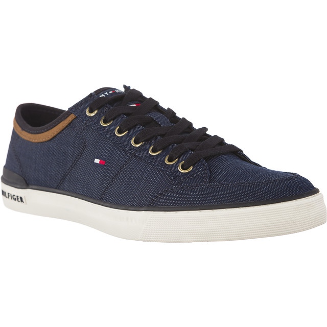 Sneaker Tommy Hilfiger Core Material Mix blu blu navy