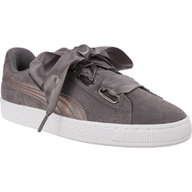 Puma Cuore scamosciato Lunalux Wn S Perla affumicata bianca grigio