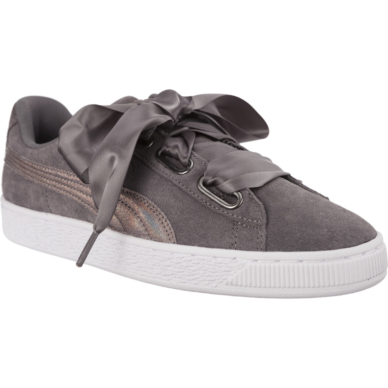 Puma Cuore scamosciato Lunalux Wn S Perla affumicata bianca grigio