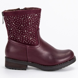 Vinceza Stivaletti marrone rossiccio rosso