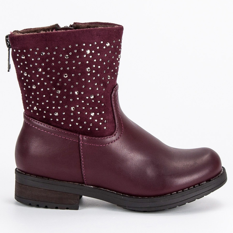 Vinceza Stivaletti marrone rossiccio rosso