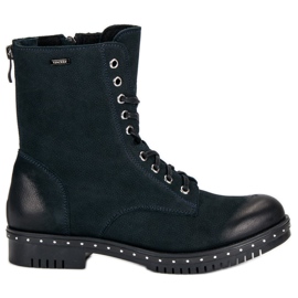 Lavoratori in pelle blu navy di VINCEZA