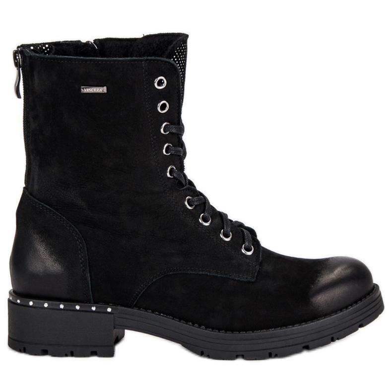Vinceza Stivali con lacci VICEZA nero