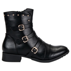 J. Star Stivali da donna classici nero