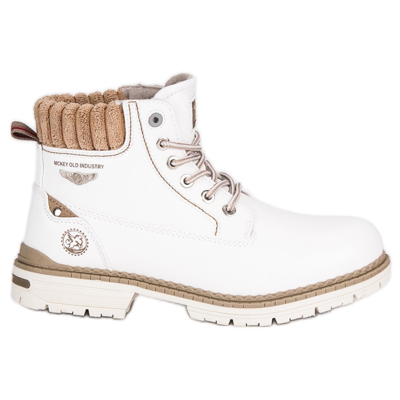 McKey Scarpe da trekking bianche da donna bianca