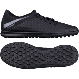 Scarpa da calcio Nike Hypervenom Phantomx 3 Club Tf AJ3811-001 nero nero