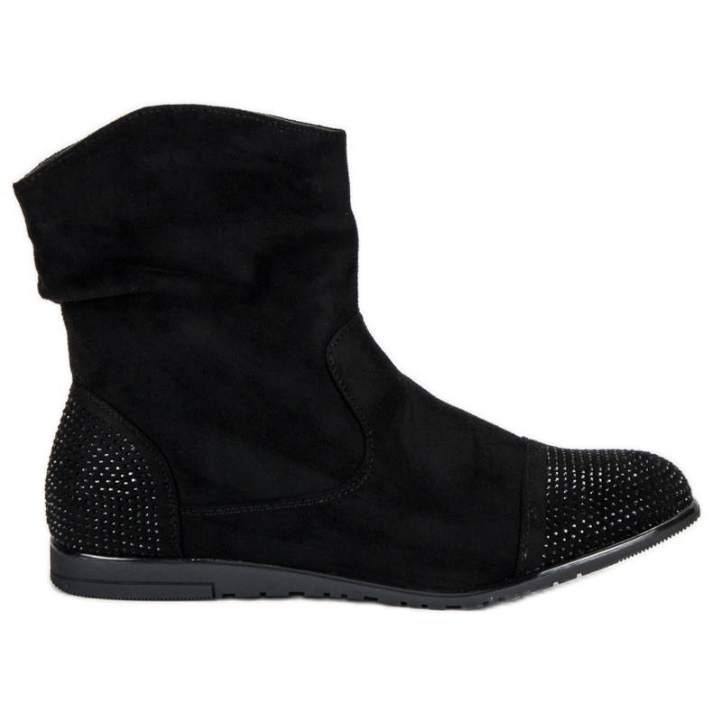 Stivaletti casual in camoscio nero