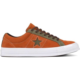 Converse C161617 Surplus di campo mandarino grassetto in confezione da 1 stella Carnival marrone multicolore