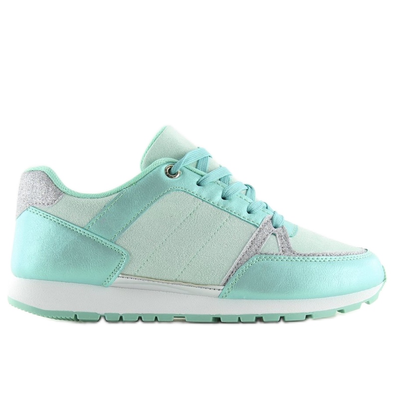 Scarpe sportive menta K-322 Blu grigio verde