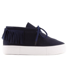 Sneakers da donna blu navy A-63 D.BLUE