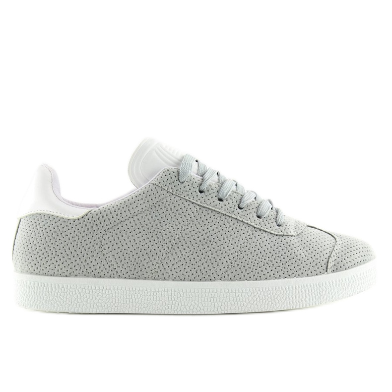 Sneakers da donna grigie e bianche BL131P GRIGIO/BIANCO